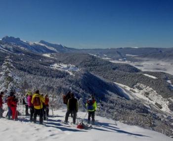 Les Plateaux du Vercors en Raquette