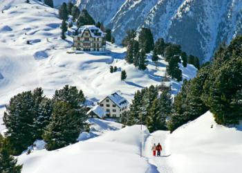 Raquette sur la Glacier d'Aletsch