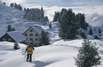 Raquette sur la Glacier d'Aletsch Raquette sur la Glacier d'Aletsch