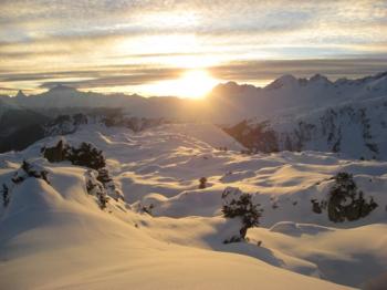 Raquette sur la Glacier d'Aletsch Raquette sur la Glacier d'Aletsch