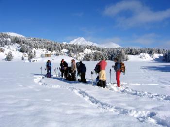 Traversée en raquettes des hauts plateaux cerdans