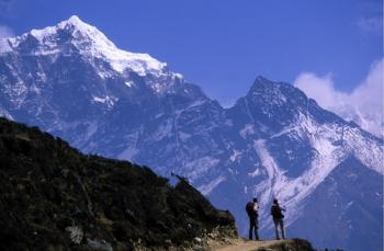 Au pied de l'Everest