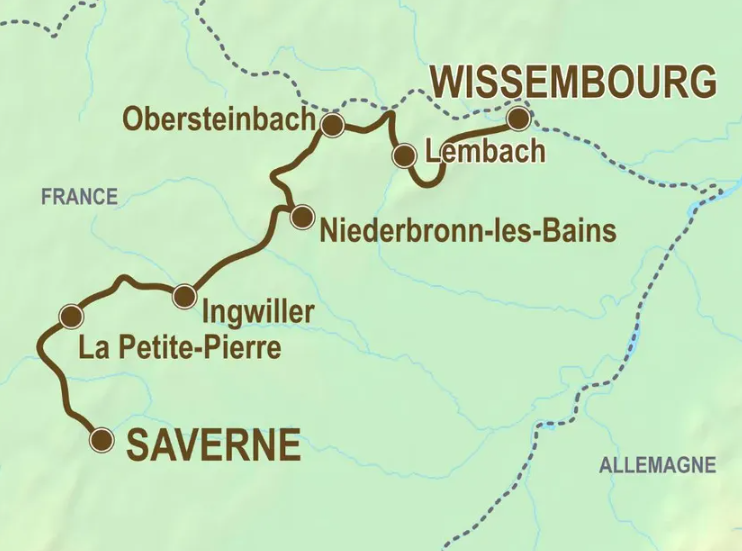 Le GR53 de Wissembourg à Saverne Le GR53 de Wissembourg à Saverne