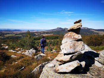 Sur le GR7 des Monts d'Ardèche