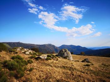Sur le GR7 des Monts d'Ardèche Sur le GR7 des Monts d'Ardèche