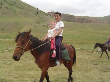 Le Kirghizstan en famille