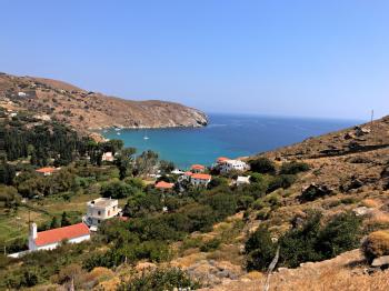 Les Cyclades : Andros et Tinos.